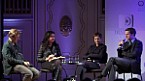 Georg Friedrich Haas, Sabine Coelsch-Foisner, Brigitte Kowanz und Matthias Schulz (v.l.n.r.) Bild: Georg Friedrich Haas, Sabine Coelsch-Foisner, Brigitte Kowanz und Matthias Schulz (v.l.n.r.)
