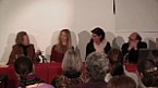 Sibylle Dahms (Wissenschafterin/Referentin), Anna Yanchuk (Solotänzerin), Sabine Coelsch-Foisner und Peter Breuer (Ballettdirektor/Choreograph) v.l.n.r. Bild: Sibylle Dahms (Wissenschafterin/Referentin), Anna Yanchuk (Solotänzerin), Sabine Coelsch-Foisner und Peter Breuer (Ballettdirektor/Choreograph) v.l.n.r.