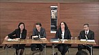 Sabine Coelsch-Foisner, Topi Lehtipuu, Irene Brandenburg und Thomas Hauschka (v.l.n.r.) Bild: Sabine Coelsch-Foisner, Topi Lehtipuu, Irene Brandenburg und Thomas Hauschka (v.l.n.r.)