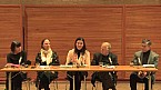 Marie-Luise Strandt, Arila Siegert, Sabine Coelsch-Foisner, Hellmut Flashar und Thomas Hauschka (v.l.n.r.) Bild: Marie-Luise Strandt, Arila Siegert, Sabine Coelsch-Foisner, Hellmut Flashar und Thomas Hauschka (v.l.n.r.)