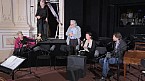 Barbara Heuberger (Geschäftsführerin), Heide Hölzl (Puppenspielerin), Thomas Reichert (Regisseur), Salbine Coelsch-Foisner und Philippe Brunner (künstlerischer Leiter) v.l.n.r. Bild: Barbara Heuberger (Geschäftsführerin), Heide Hölzl (Puppenspielerin), Thomas Reichert (Regisseur), Salbine Coelsch-Foisner und Philippe Brunner (künstlerischer Leiter) v.l.n.r.
