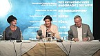 Bild: Sabine Coelsch-Foisner im Gesprch mit der Regisseurin Maya Fanke und dem Historiker Wolfgang Burgdorf