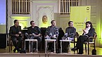 Andreas Fladvad-Geier, Marshall McDaniel, Kellen McDanie, Kristian Lever und Sabine Coelsch-Foisner (v.l.n.r.) Bild: Andreas Fladvad-Geier, Marshall McDaniel, Kellen McDanie, Kristian Lever und Sabine Coelsch-Foisner (v.l.n.r.)
