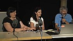 Regisseurin Susi Weber, Sabine Coelsch-Foisner und Pflanzenökologen Stefan Dötterl Bild: Regisseurin Susi Weber, Sabine Coelsch-Foisner und Pflanzenökologen Stefan Dötterl