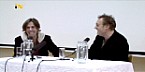 Bild: Robert Buchschwenter mit Josef Hader im Gespr�ch beim Filmriss 2008