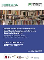 Plaka der Tagung „Kommunikationswissenschaftliche Geschlechterforschung als kritische Gesellschaftsanalyse“ Bild: Plaka der Tagung „Kommunikationswissenschaftliche Geschlechterforschung als kritische Gesellschaftsanalyse“