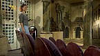 Laura Kraus im großen Saal des Mozartkino Salzburg Bild: Laura Kraus im großen Saal des Mozartkino Salzburg
